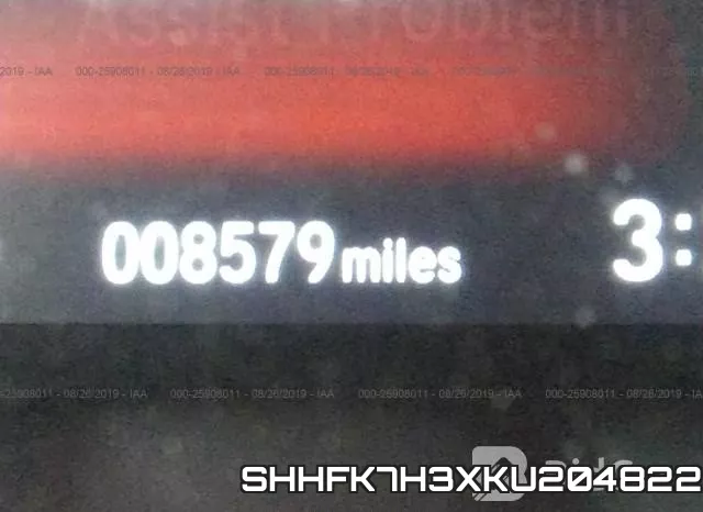 SHHFK7H3XKU204822 фото 8