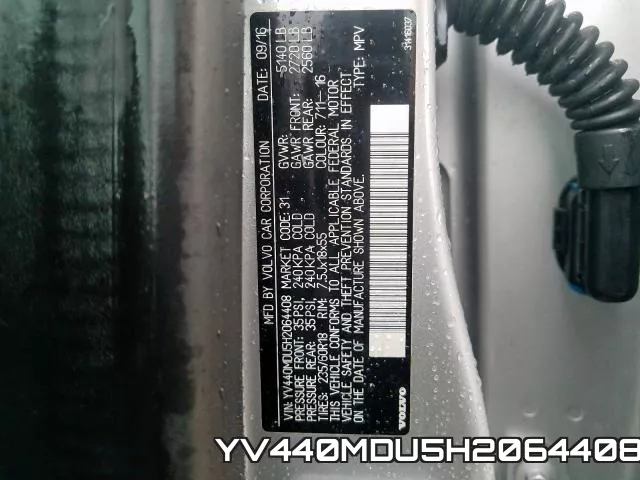 YV440MDU5H2064408 фото 2