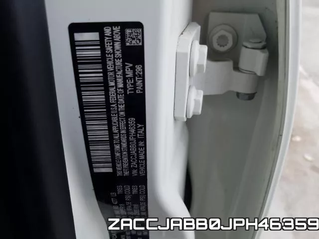 ZACCJABB0JPH46359 фото 2