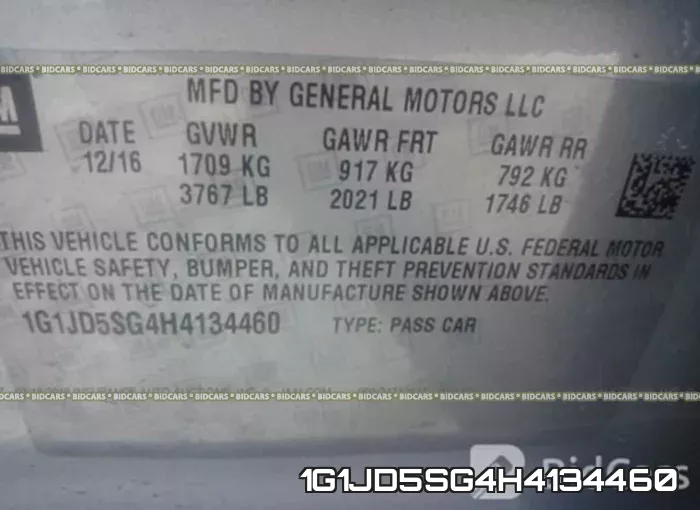 1G1JD5SG4H4134460 фото 10