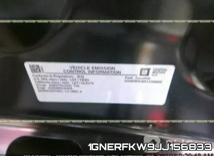 1GNERFKW9JJ156833 фото 10