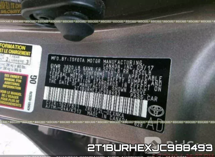 2T1BURHEXJC988493 фото 7