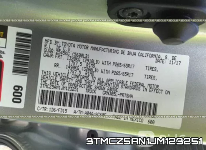 3TMCZ5AN1JM123251 фото 10