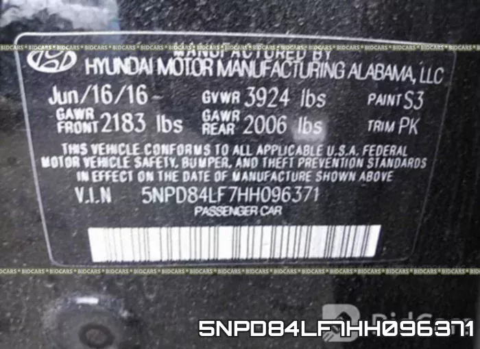 5NPD84LF7HH096371 фото 10