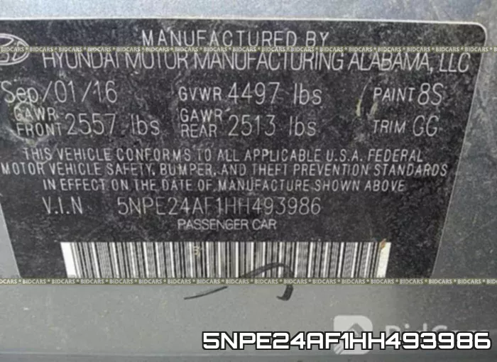 5NPE24AF1HH493986 фото 10