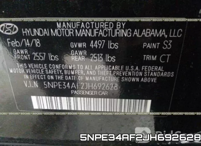 5NPE34AF2JH692628 фото 10