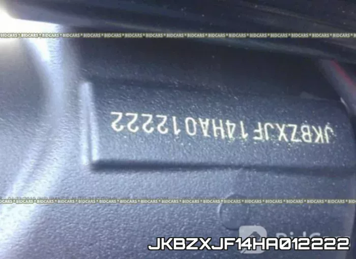 JKBZXJF14HA012222 фото 2