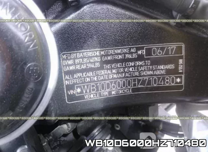 WB10D6000HZ710480 фото 2