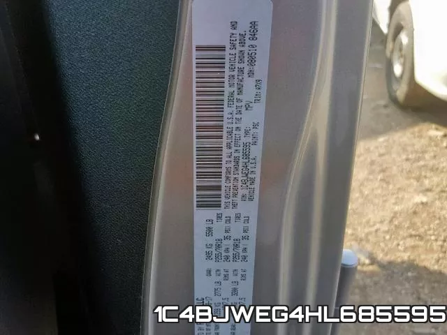 1C4BJWEG4HL685595 фото 2