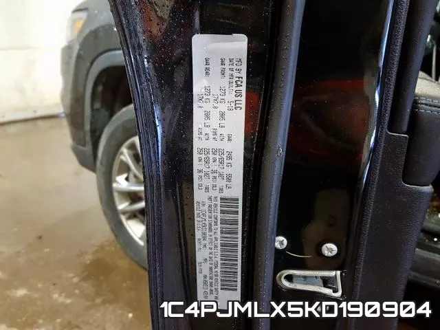 1C4PJMLX5KD190904 фото 2