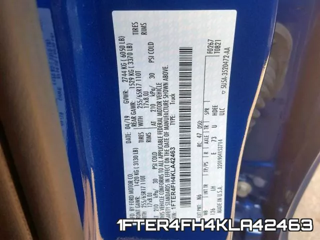 1FTER4FH4KLA42463 фото 2