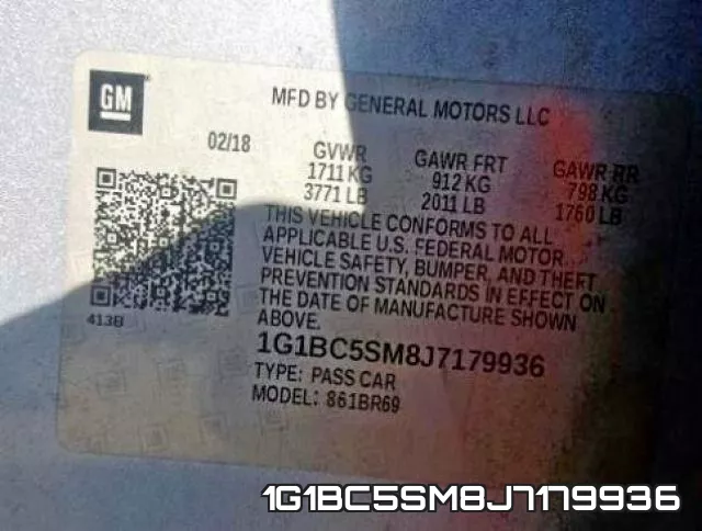 1G1BC5SM8J7179936 фото 2