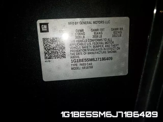 1G1BE5SM6J7186409 фото 2