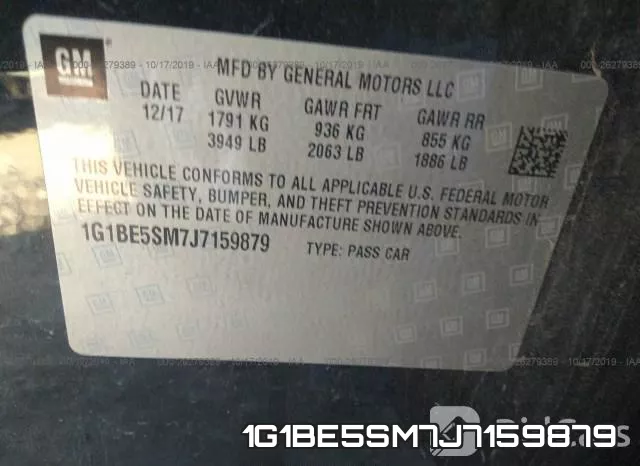 1G1BE5SM7J7159879 фото 10