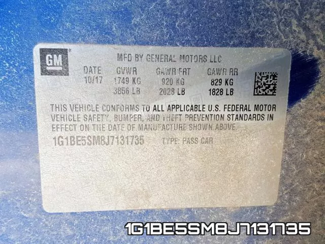 1G1BE5SM8J7131735 фото 2