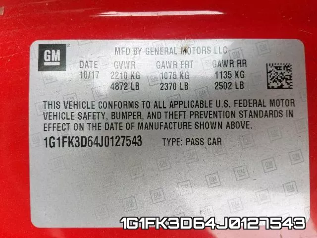 1G1FK3D64J0127543 фото 2
