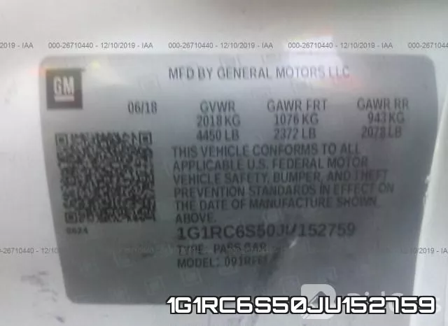 1G1RC6S50JU152759 фото 10