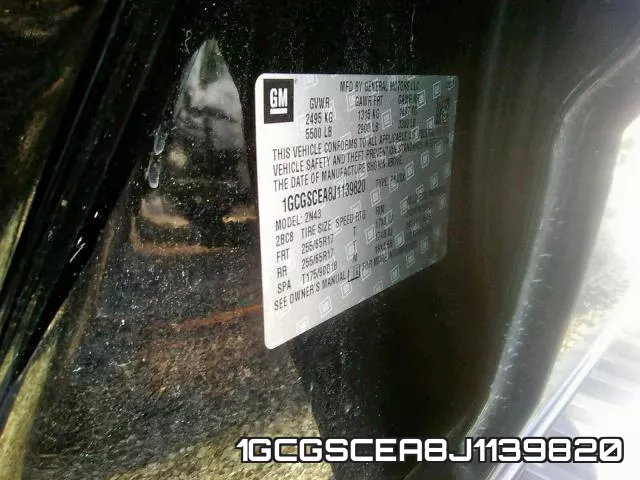1GCGSCEA8J1139820 фото 2