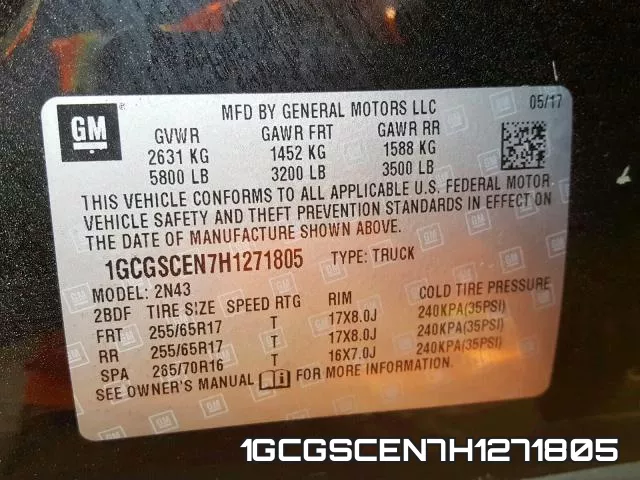 1GCGSCEN7H1271805 фото 2