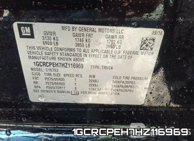 1GCRCPEH7HZ116969 фото 10