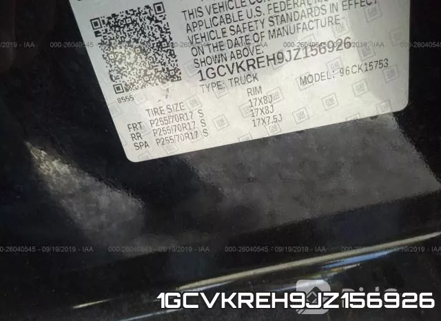 1GCVKREH9JZ156926 фото 10
