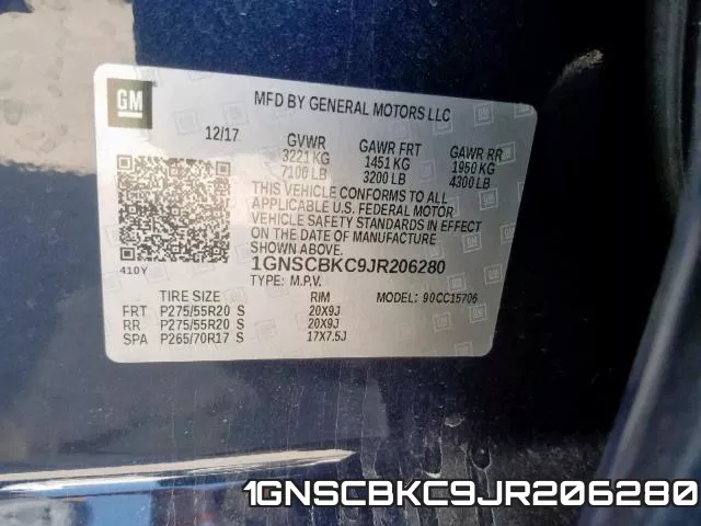 1GNSCBKC9JR206280 фото 2