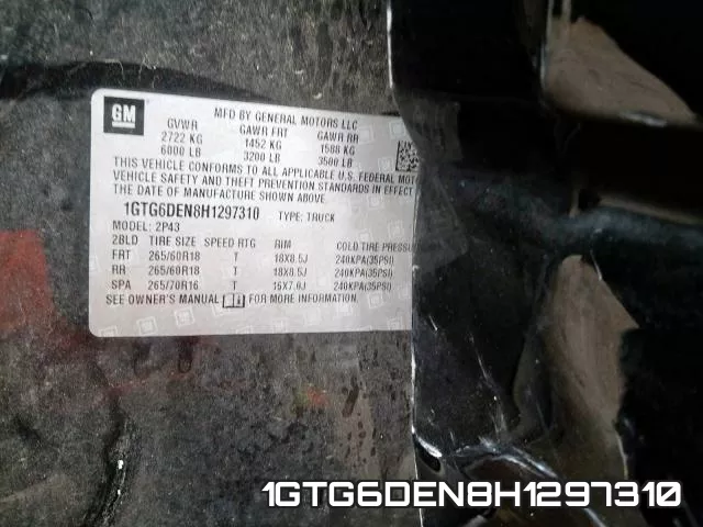 1GTG6DEN8H1297310 фото 2
