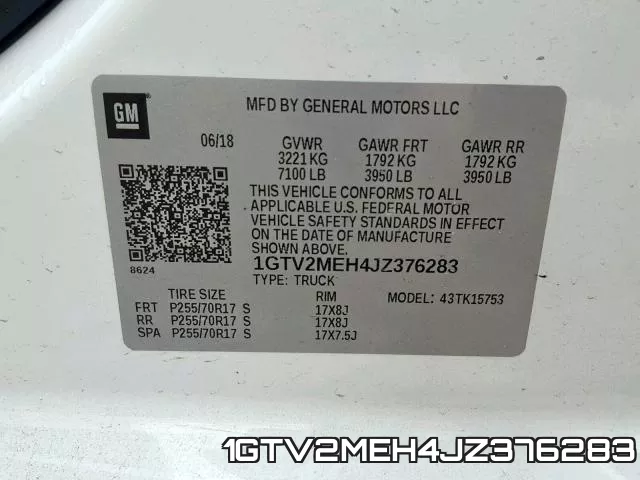 1GTV2MEH4JZ376283 фото 2