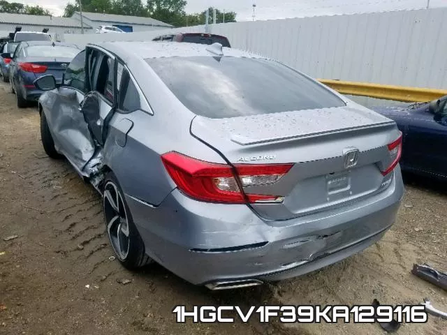 1HGCV1F39KA129116 фото 4