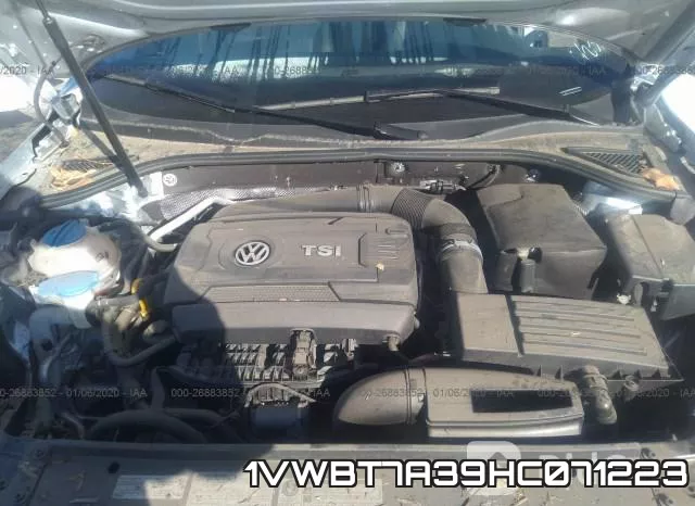 1VWBT7A39HC071223 фото 2