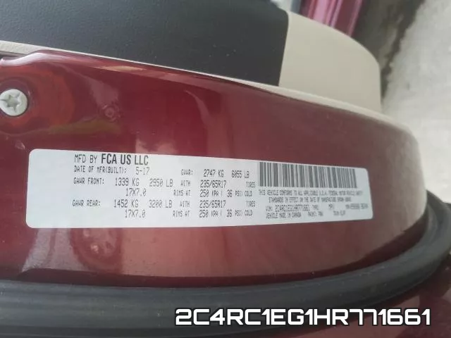 2C4RC1EG1HR771661 фото 2