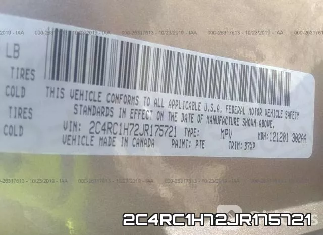 2C4RC1H72JR175721 фото 10
