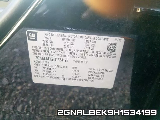 2GNALBEK9H1534199 фото 2