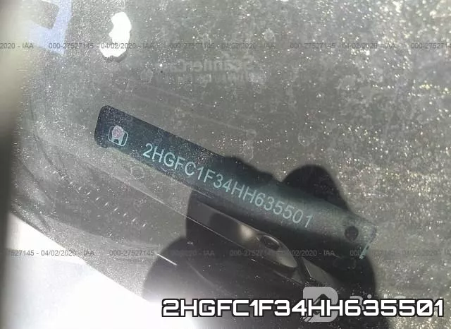 2HGFC1F34HH635501 фото 10