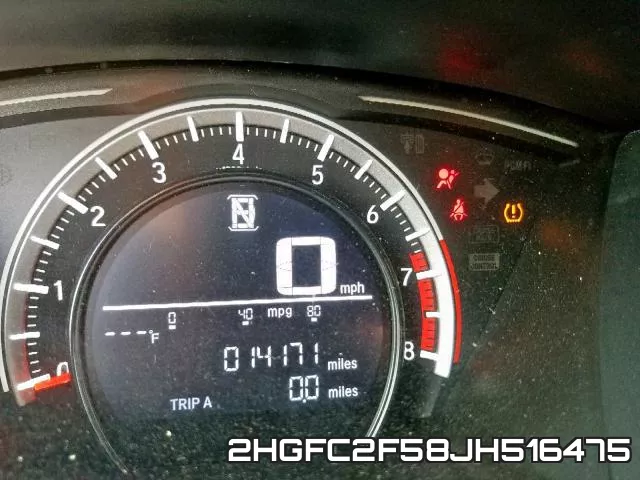 2HGFC2F58JH516475 фото 9