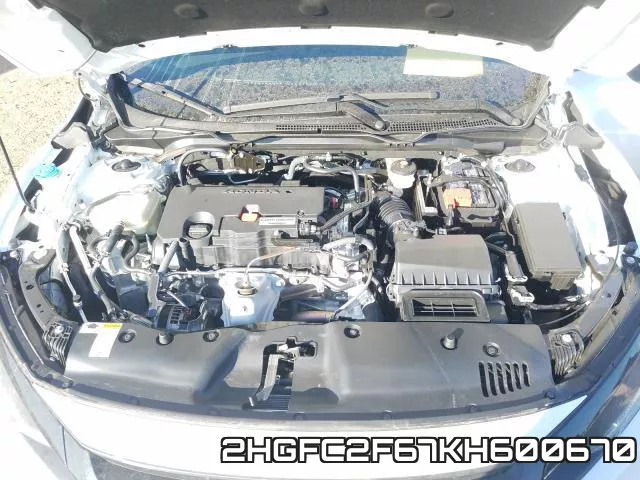 2HGFC2F67KH600670 фото 8