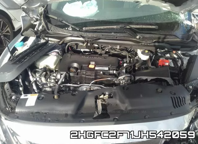 2HGFC2F71JH542059 фото 2