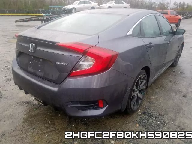 2HGFC2F80KH590825 фото 5