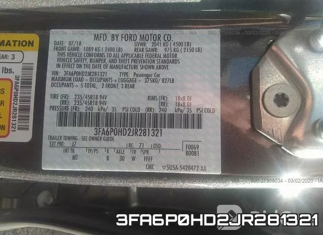 3FA6P0HD2JR281321 фото 10