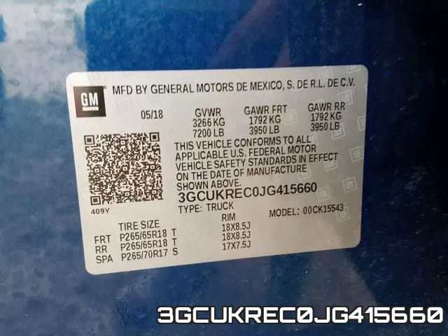 3GCUKREC0JG415660 фото 2