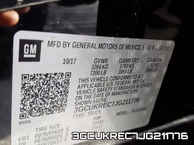 3GCUKREC7JG211776 фото 2