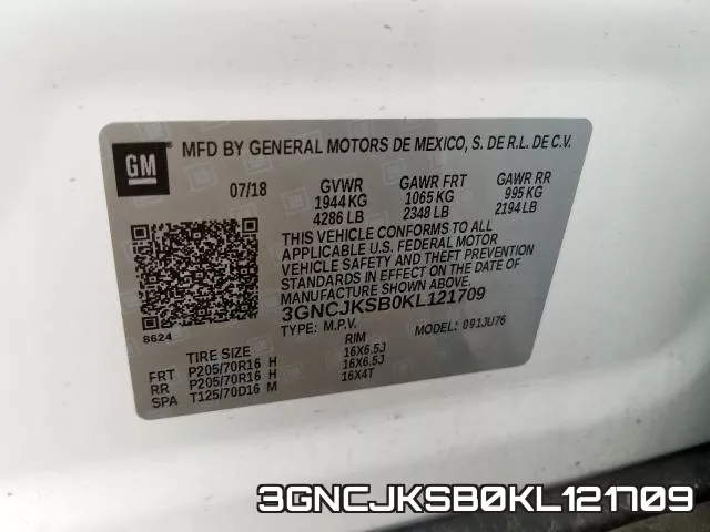 3GNCJKSB0KL121709 фото 2
