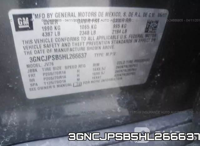 3GNCJPSB5HL266637 фото 10