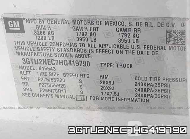 3GTU2NEC7HG419790 фото 10