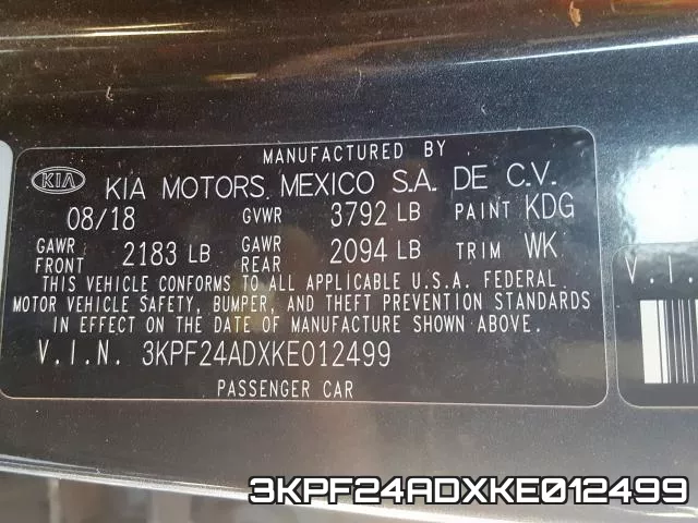 3KPF24ADXKE012499 фото 2