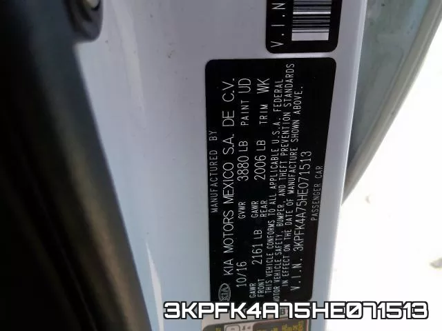 3KPFK4A75HE071513 фото 2