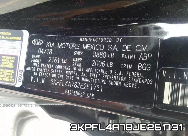 3KPFL4A78JE261731 фото 10