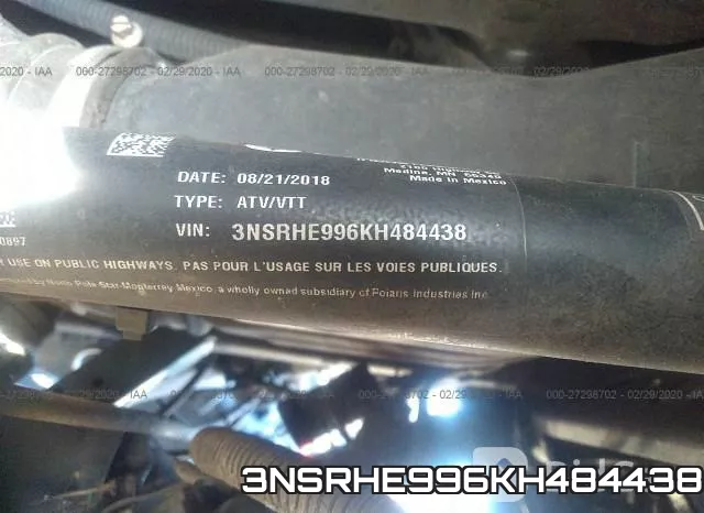 3NSRHE996KH484438 фото 2