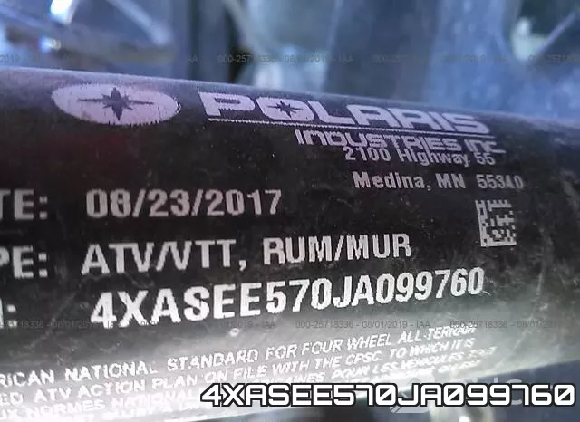 4XASEE570JA099760 фото 2
