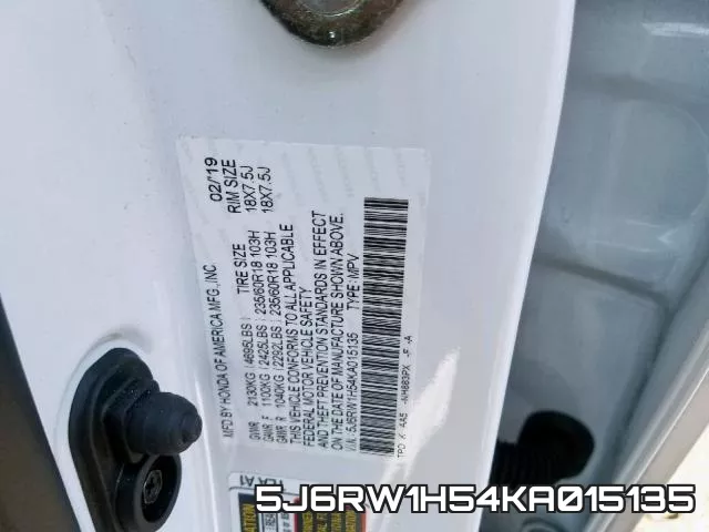 5J6RW1H54KA015135 фото 2